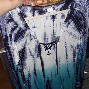 VENUS Long Sleeve Top TyeDye Large